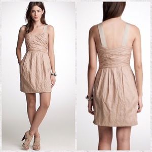J Crew Ruched Mini Dress in Blush